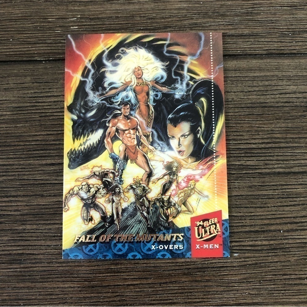 X-men ’94 Fleer Ultra trading card: Fall of the Mutants X-Overs #104
